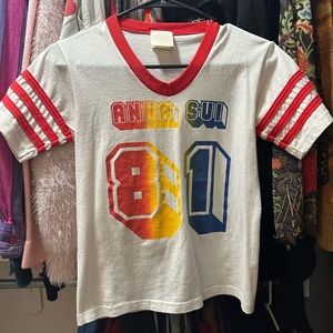 SOLD ❤️ ANNA SUI RAINBOW SPORTS T-SHIRT